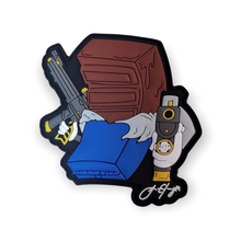 Load image into Gallery viewer, Guns and Chocolate PVC Patch