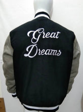 Load image into Gallery viewer, Great Dreams “Abyss” Varsity Jacket
