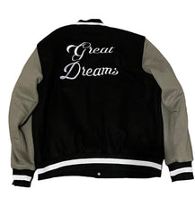 Load image into Gallery viewer, Great Dreams “Abyss” Varsity Jacket
